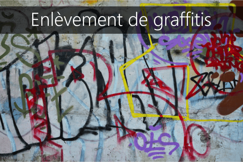 Enlevement de graffitis