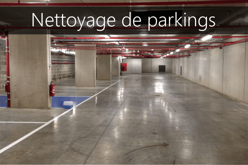 Nettoyage de parkings